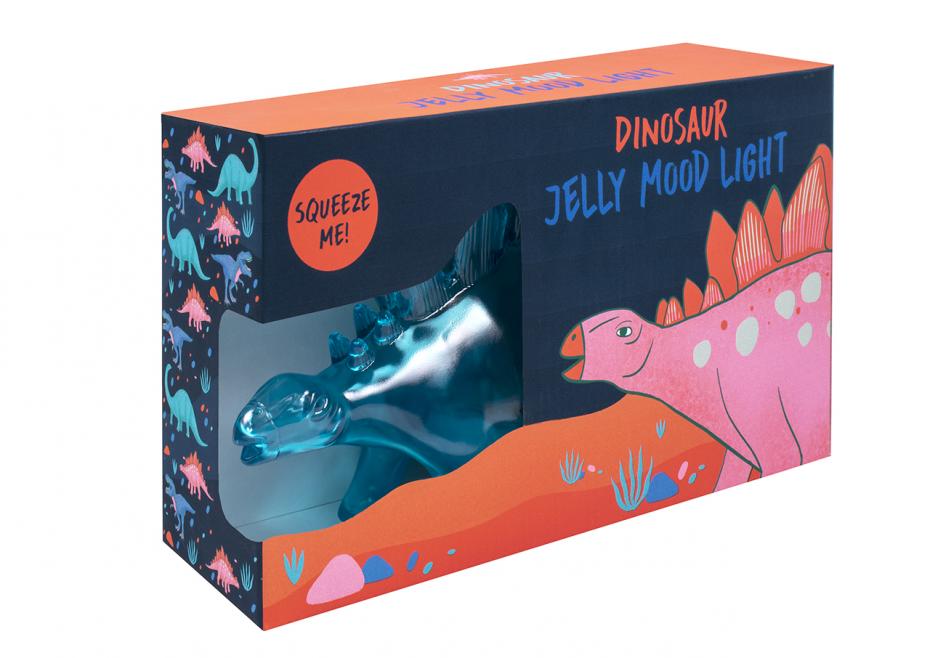 Stegosaurus Jelly Mood Light - Blue Packaging